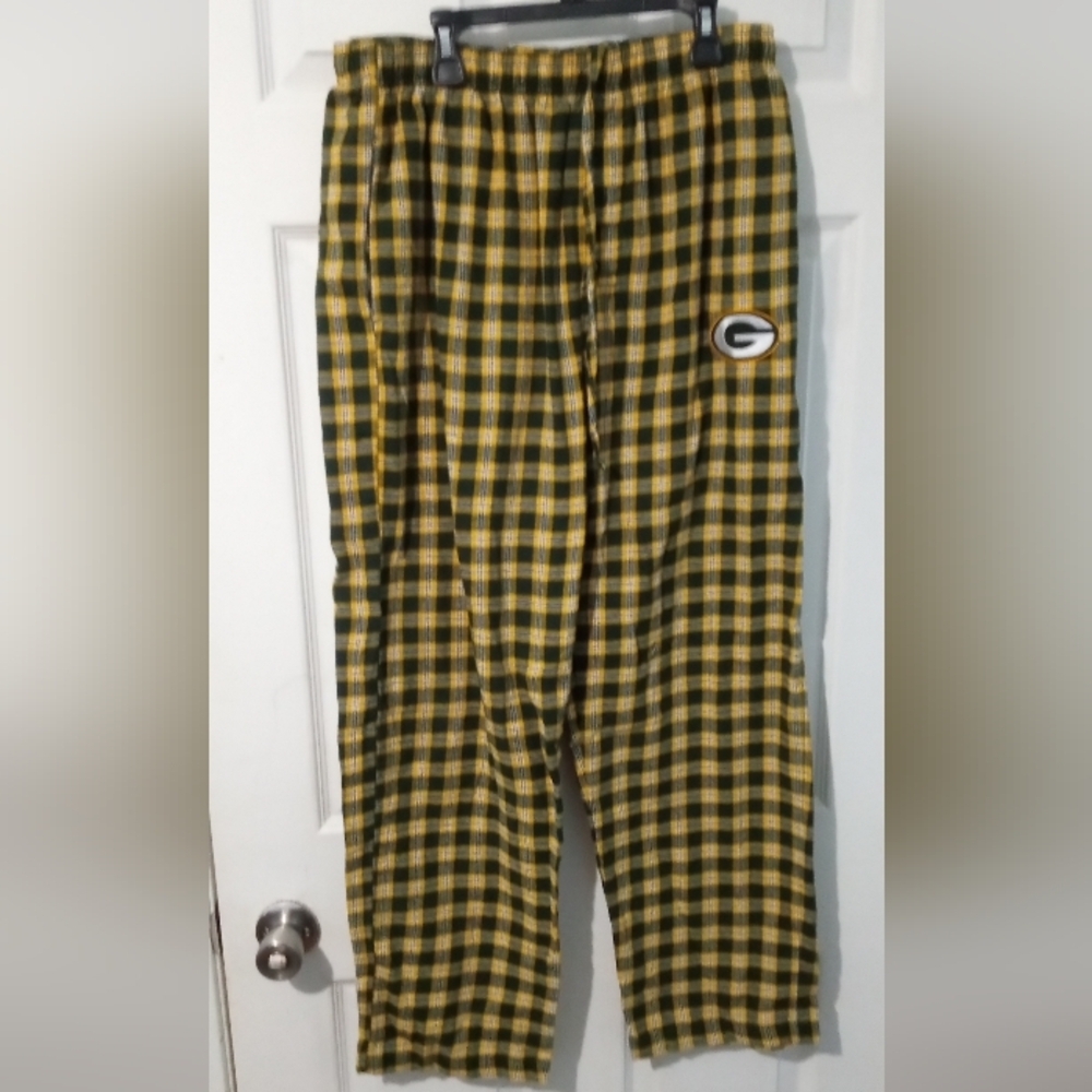 NFL Green and Yellow Plaid Pants
